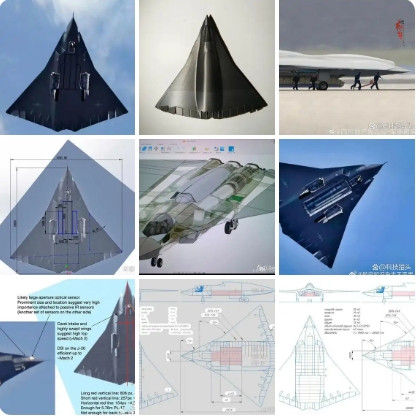 【外网热议成飞歼36六代机“分析细致入微”!】根据外网披露的歼36的增强处理图片