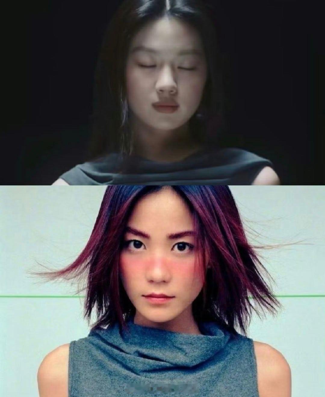 单依纯王菲造型单依纯cos王菲的妆造，你觉得像吗