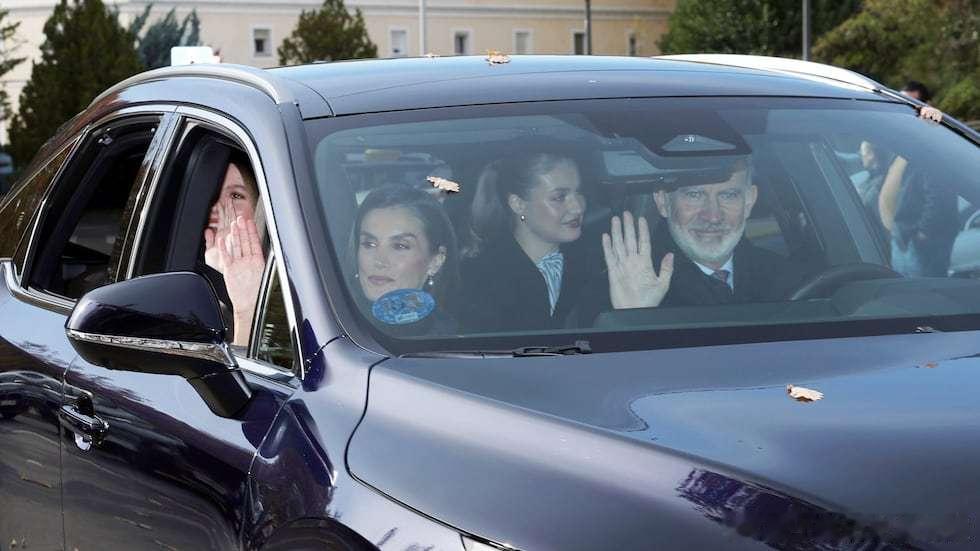 2025.11.22西班牙王室成员出席在埃尔帕多宫举行的庆祝西班牙君主制恢复5