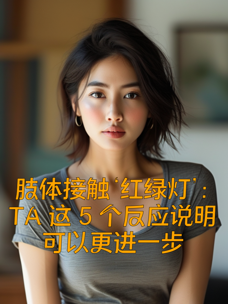 肢体接触‘红绿灯’：TA这5个反应说明可以更进一步！
