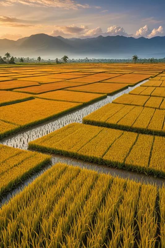 看到“春播千亩稻”这个上联，田园气息如同脱缰的野马一般扑面而来，就像一对形影不离