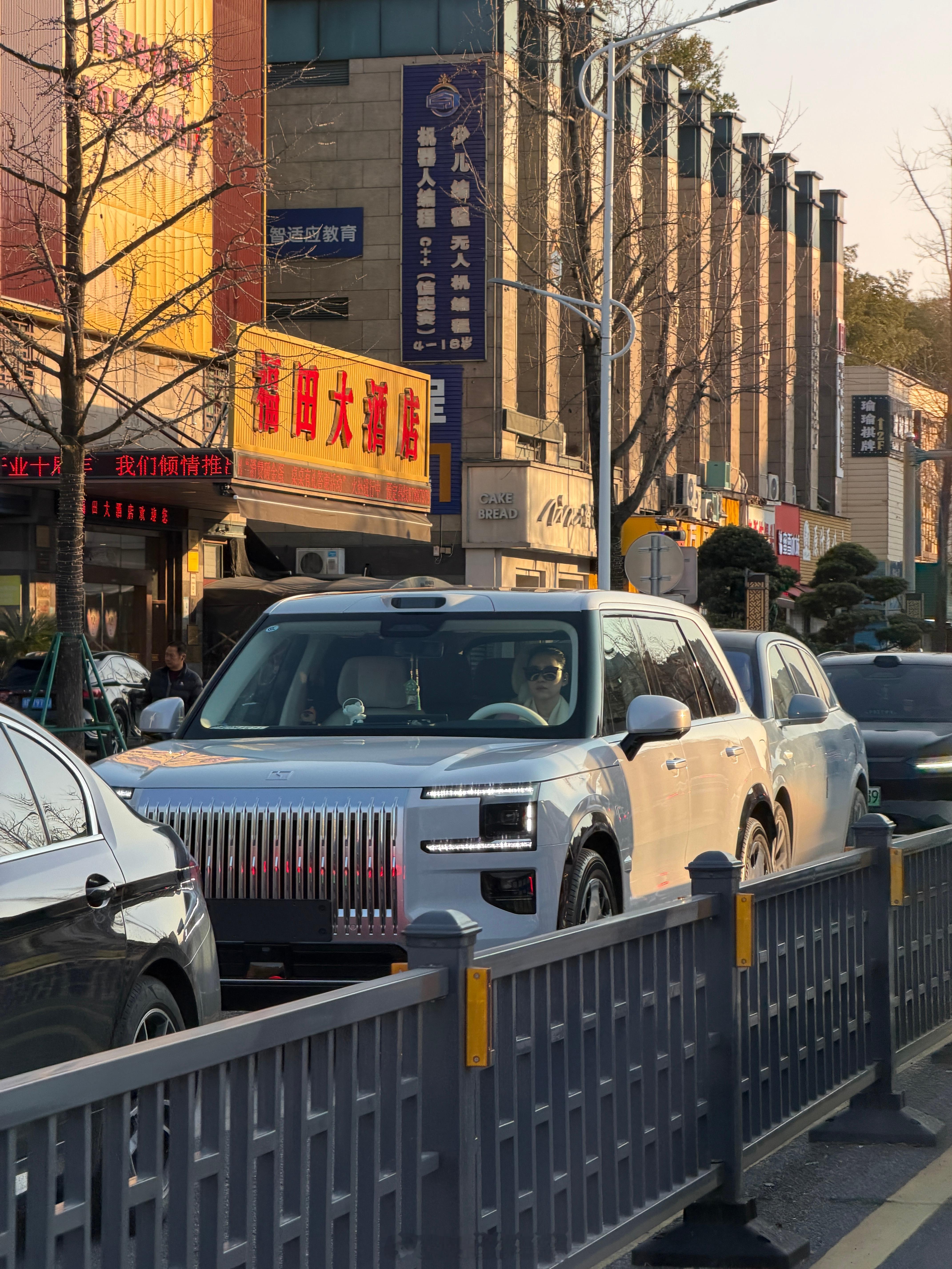 这个9X确定顶啊亮晶晶的日行灯女强人配硬车这几天发现路上的大车普遍都是女司机