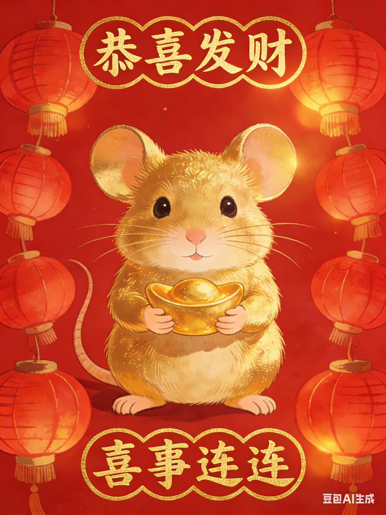 属鼠人：接大喜！喜事一桩接一桩！🧧属鼠人注意！福运已至，好运挡都挡不住！