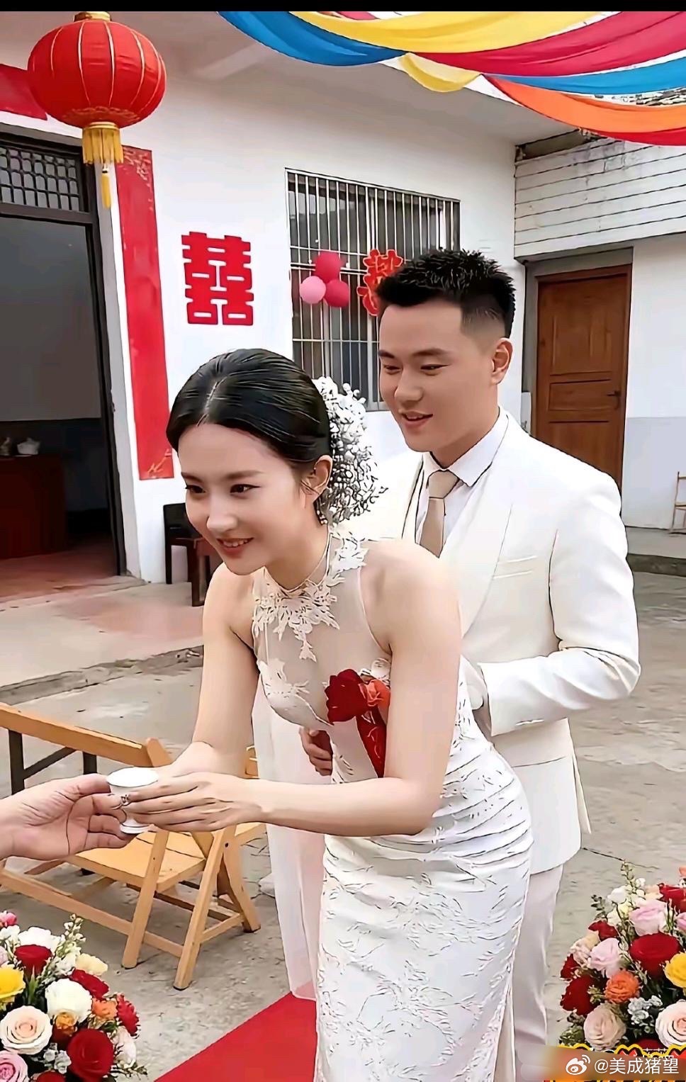这新娘子怎么那么像刘亦菲啊？