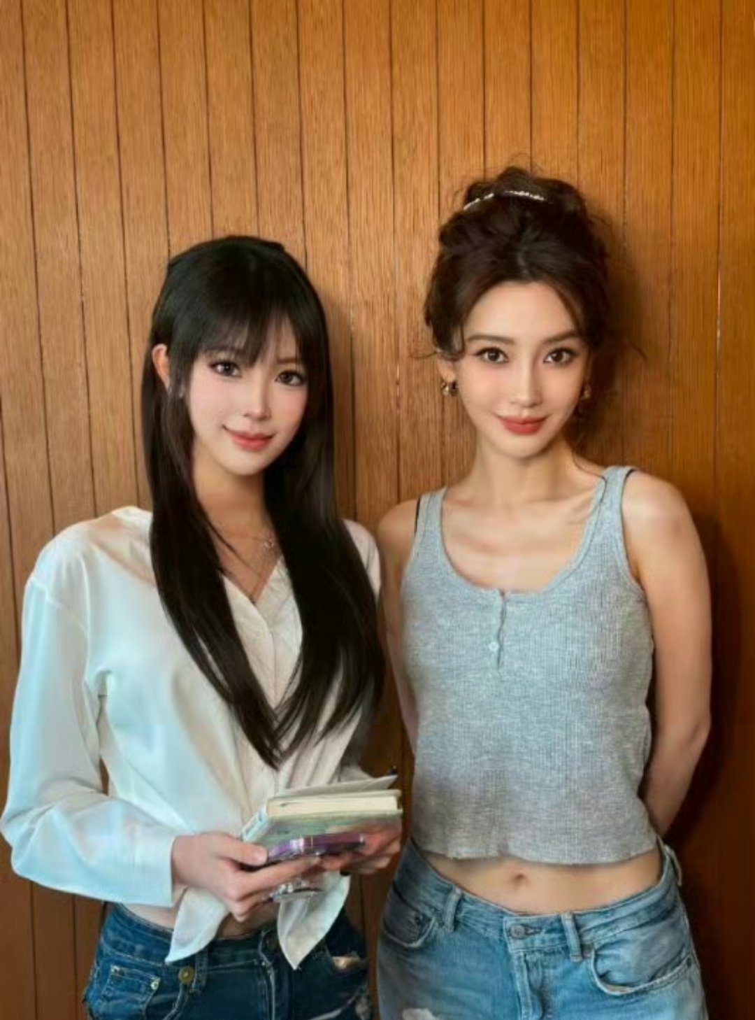 Angelababy新合影，状态不要太好了，超级好看！又是被baby美到的一天