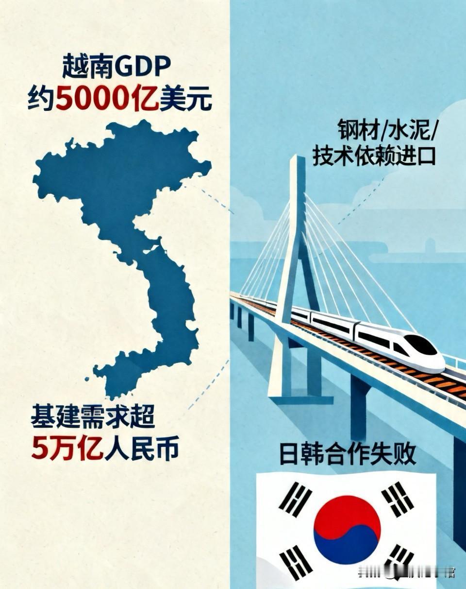 越南为啥一直拖着不修高铁？是不想修吗？这个问题真的很扎心。一是没钱，越南一年GD