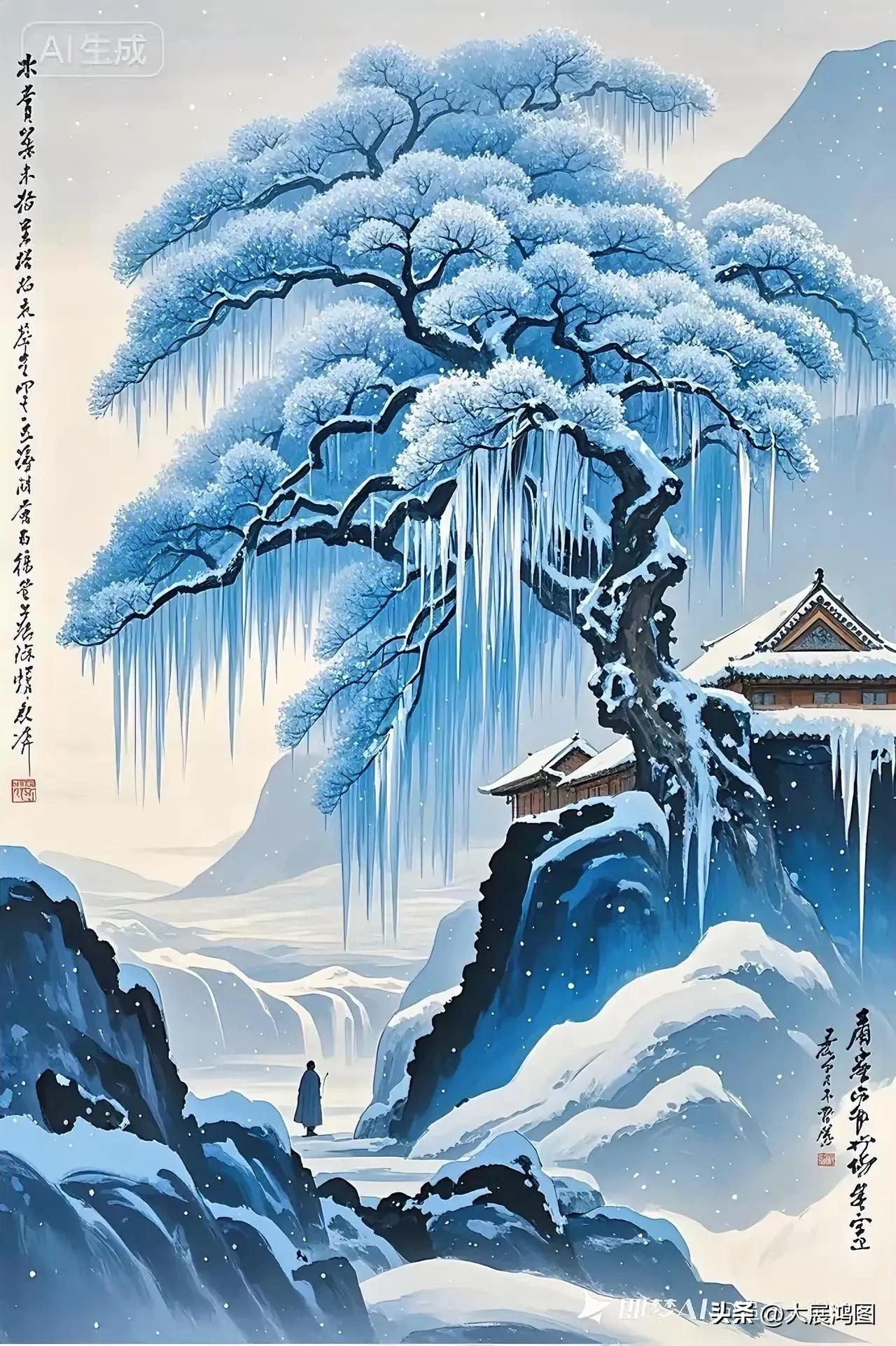 雪中松柏傲立，寒里梅香暗来。不畏雪霜立枝头冬雪压梅枝凌霜竹箭傲雪梅竹间梅落