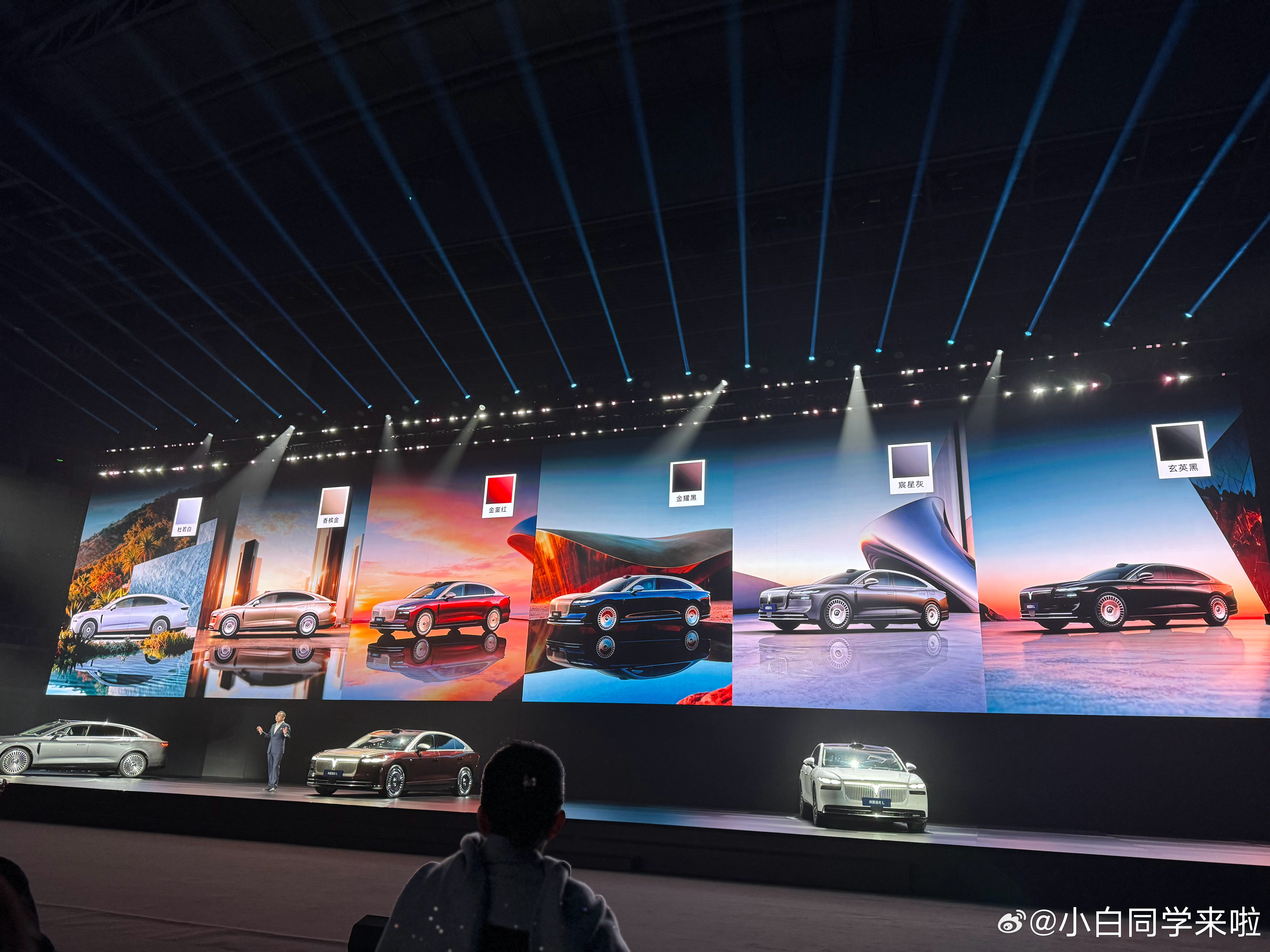 岚图追光L几种不同的外观颜色，我个人毕竟推荐双拼色。30万级豪华轿车首选岚图