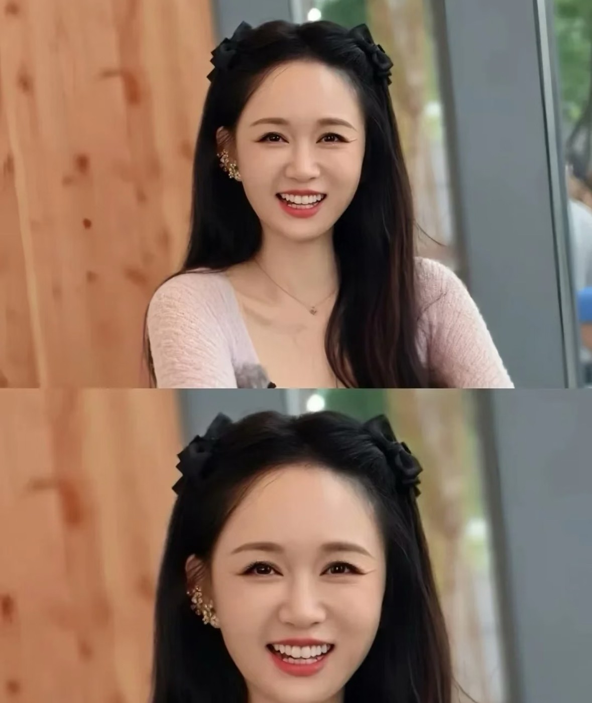 我去，陈乔恩这脸惊呆我？！本人比电视上好看太多了好美好有亲和力啊46岁还活