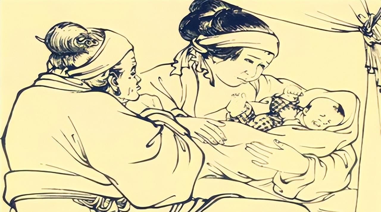 古时，一个农妇生下个女孩，不哭反笑，非常诡异。这时一个道士经过，看了一眼女孩说：