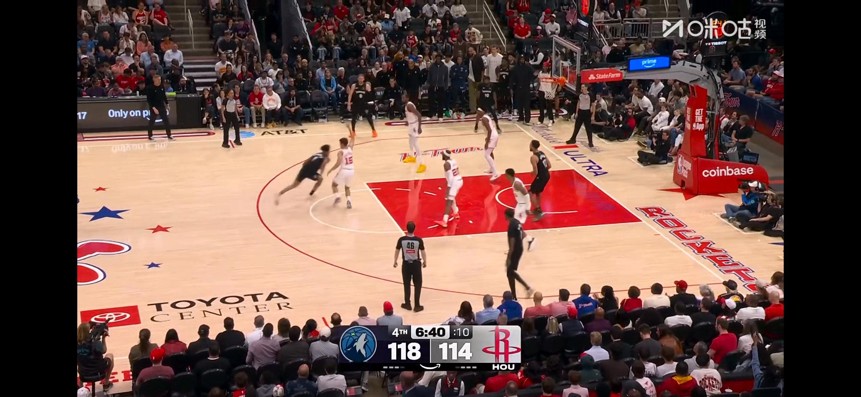 观战森林狼vs火箭