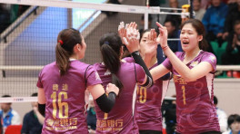 2017-2018中国女排超级联赛半决赛第一回合辽