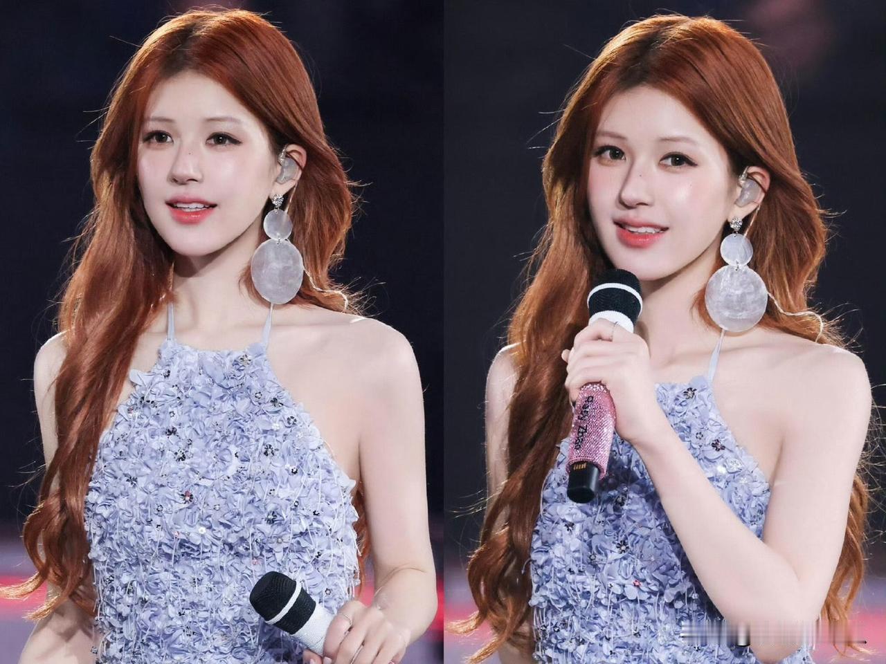 今晚赵露思youandme生日演唱会，许妍风进行到底，每套都好看。赵露思