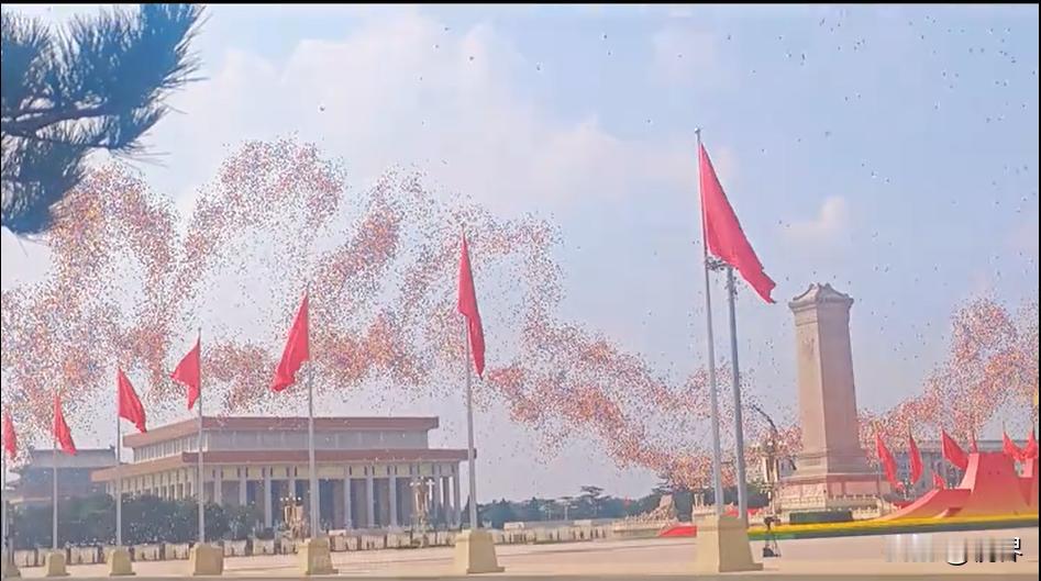 平凡之人，也能发光！！​真的没想到，阅兵仪式上放飞的8万彩球，居然是警察学院