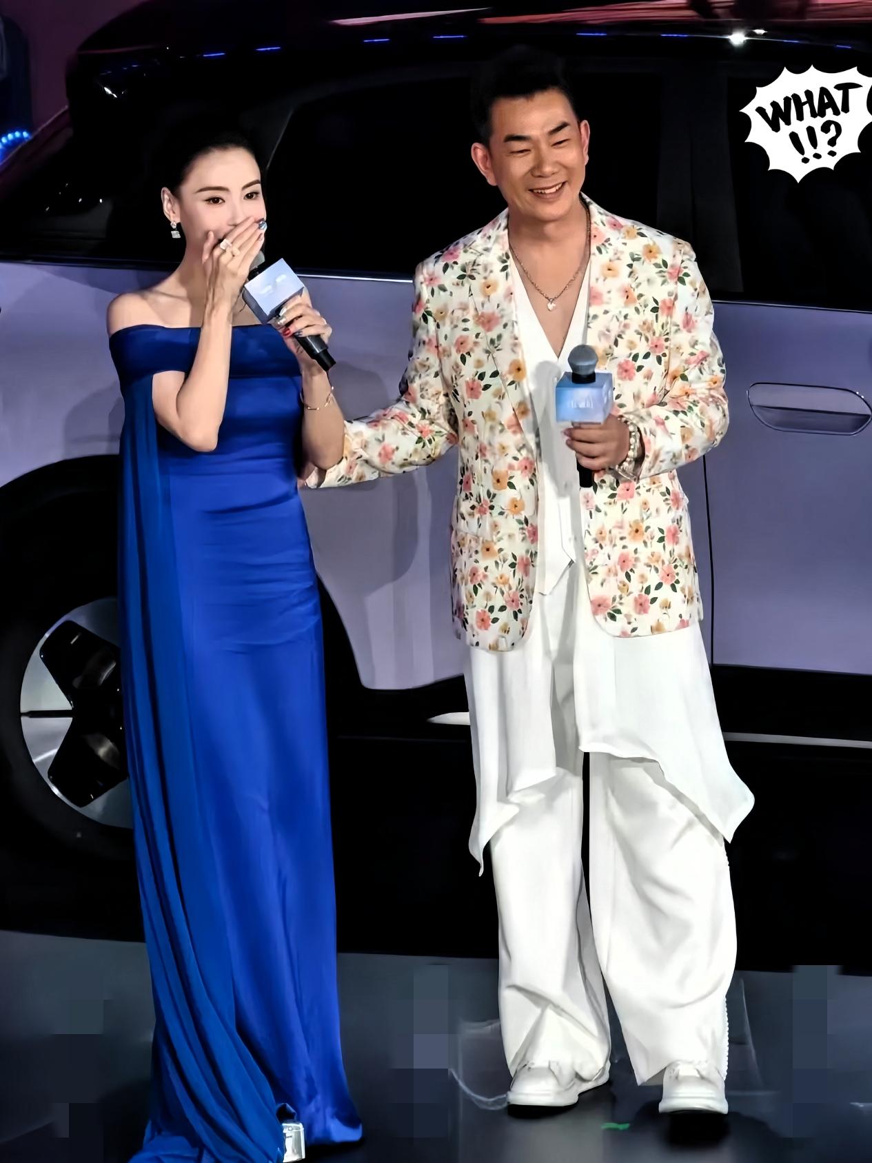估计谢霆锋要后悔了，他怎么也没想到，张柏芝在杭州活动上不仅造型惊艳，和任贤