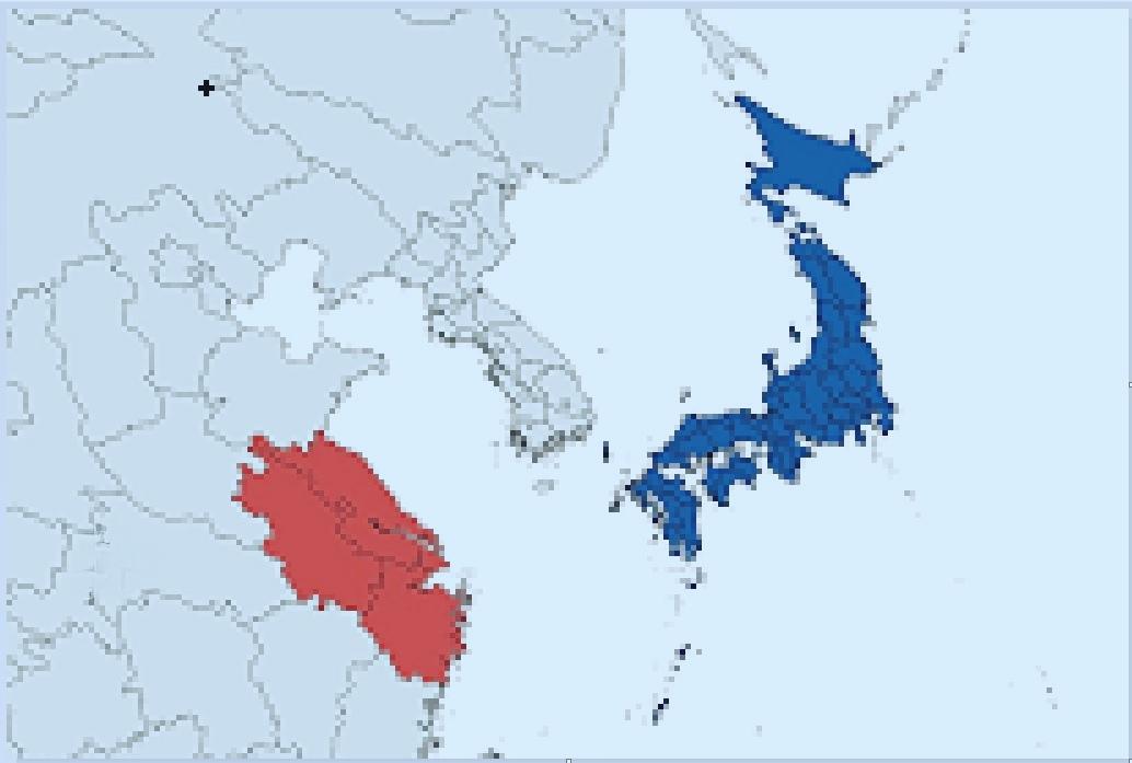 太戳心了！最近日网论坛的一个话题关注度很高：一幅中国地图中显示的红色部分——