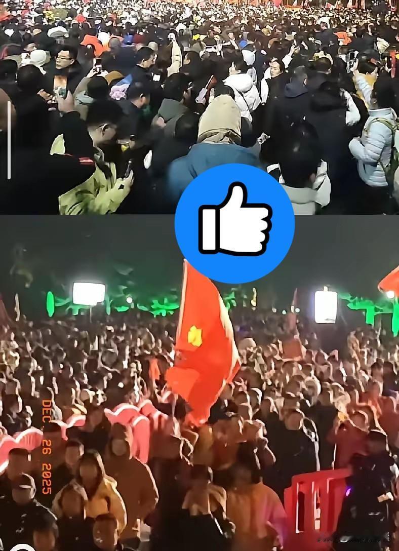 12月26号凌晨，湘潭发生的现场视频刷屏了整个网络。广场上人山人海，大家都