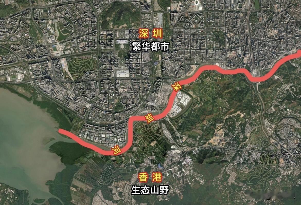 四十多年了，香港会羡慕深圳吗？深圳香港交界处地带的城貌对比相差太悬殊了。一条窄窄
