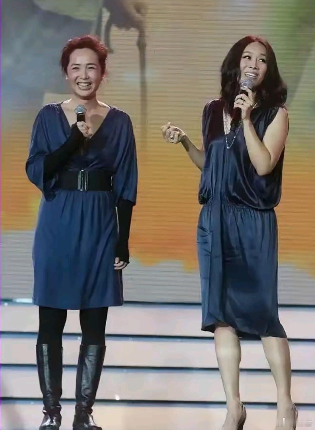 同系列衣服为什么那英比蒋雯丽洋气多了？一直没觉得他很美吧