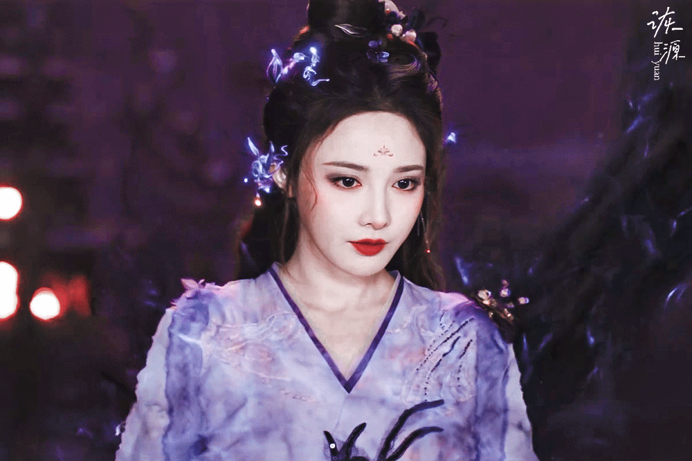 彭小苒《淮水竹亭》珈蓝/动图☽一组美丽霸气疯批残忍的黑狐娘娘～～～[送花花