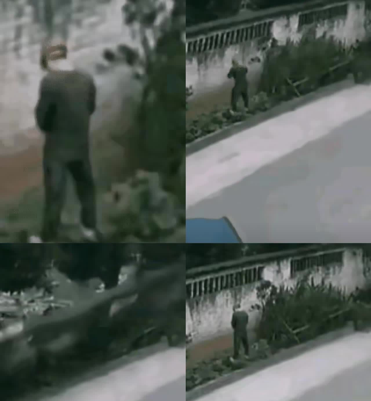 一男子由于水喝多了尿急，四处找厕所没有找到。正当被尿憋得难受之际，突然