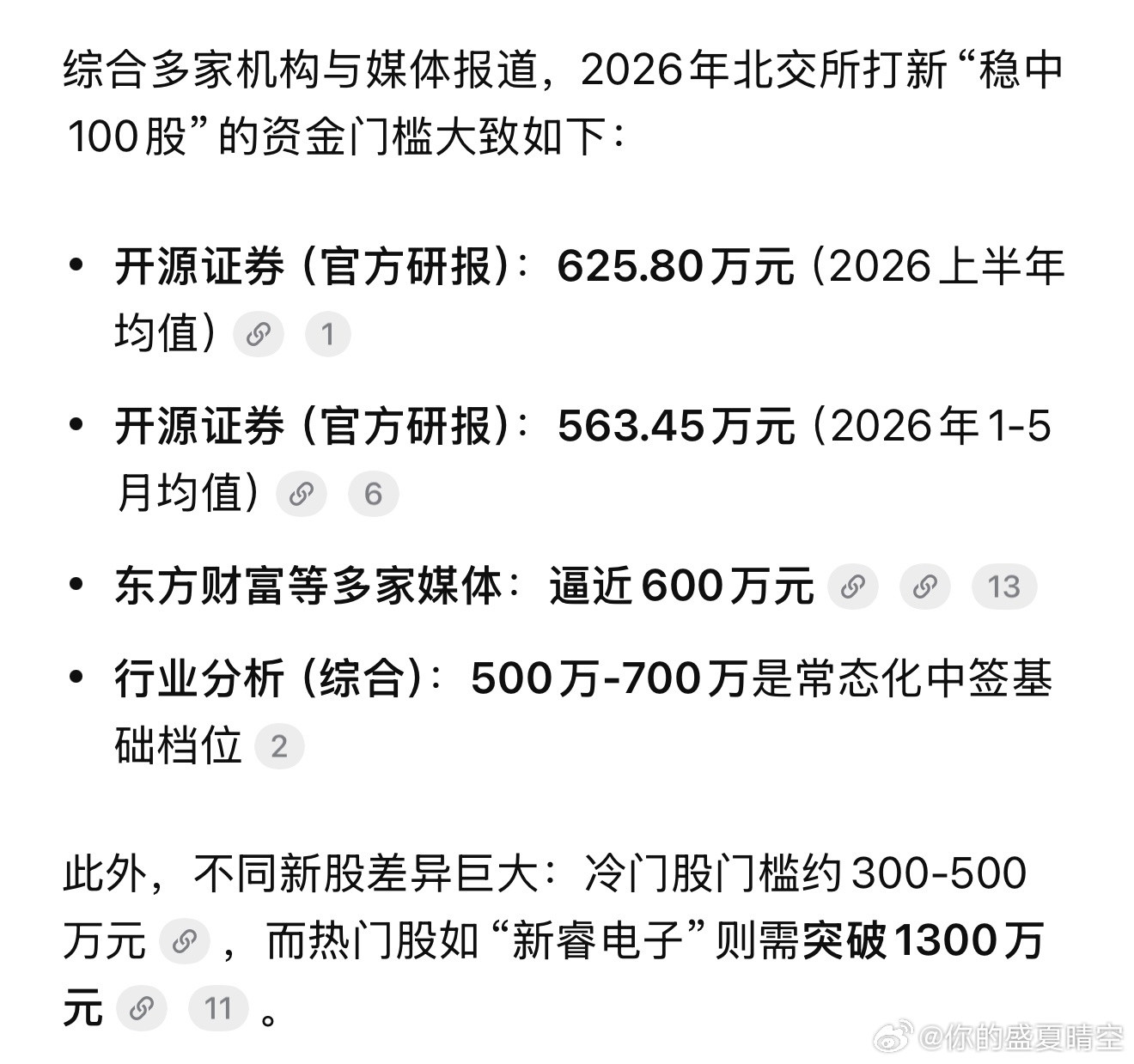 昨天北交所新股信胜科技申购前，看到有人放话：没个300万资金，就别参与了，没有机