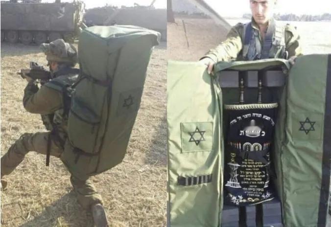 看看什么是真正的神棍国家。看到图中左侧以军士兵背的大背囊，老铁们对它的第一感觉