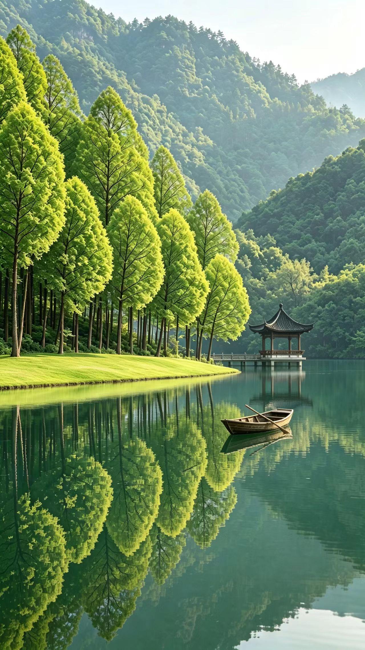 一盏茶，饮下孤独，一窗月，照亮寂寞。独处，是一种心境，孤独，是心情极致的享受。