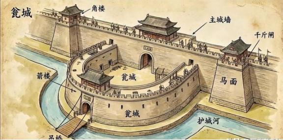 古代瓮城到底是怎么守护城池的？古代城池有个致命弱点就是城门，一旦被攻破，城就危险