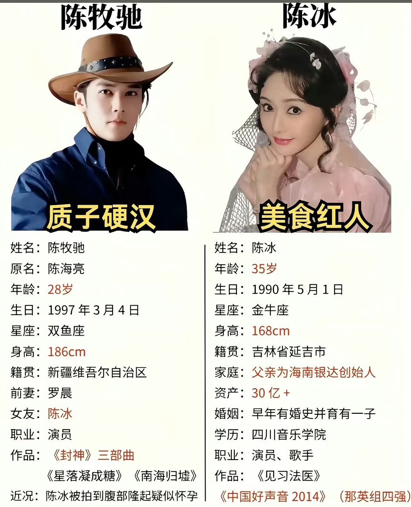 难怪陈牧驰前妻会说陈牧驰陈冰结婚是“赘婿升职记”，原来陈冰的家产这么雄厚？陈牧驰