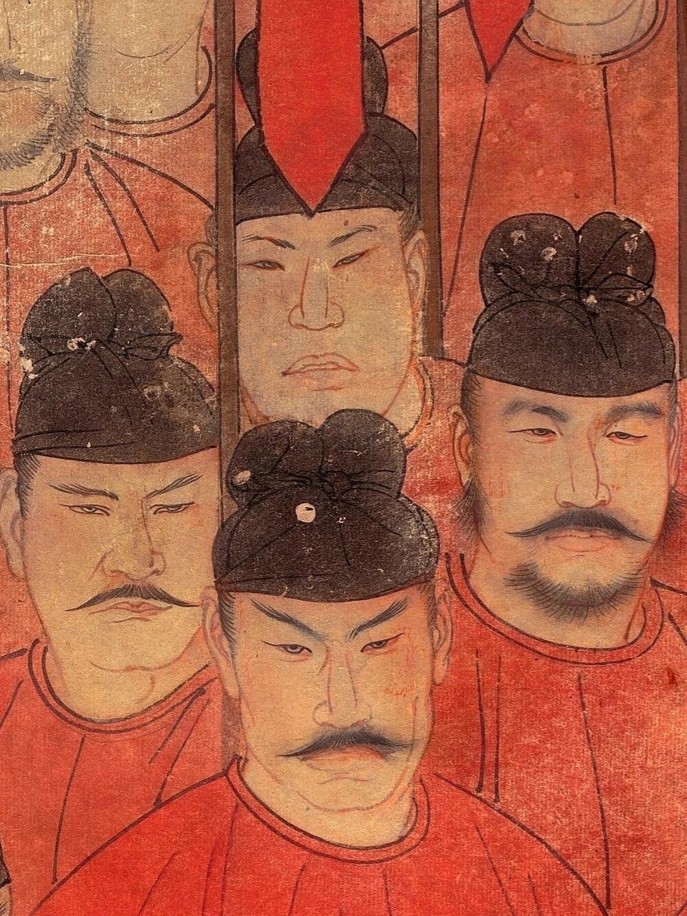 历史知识唐朝的帅哥们，健壮可以，为啥都是单眼皮？​​​