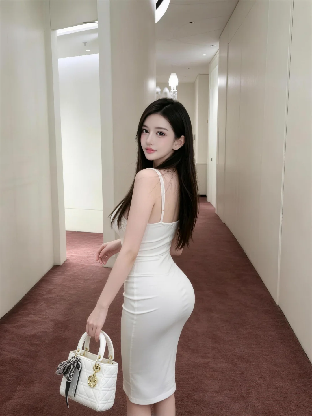 纯白穿搭