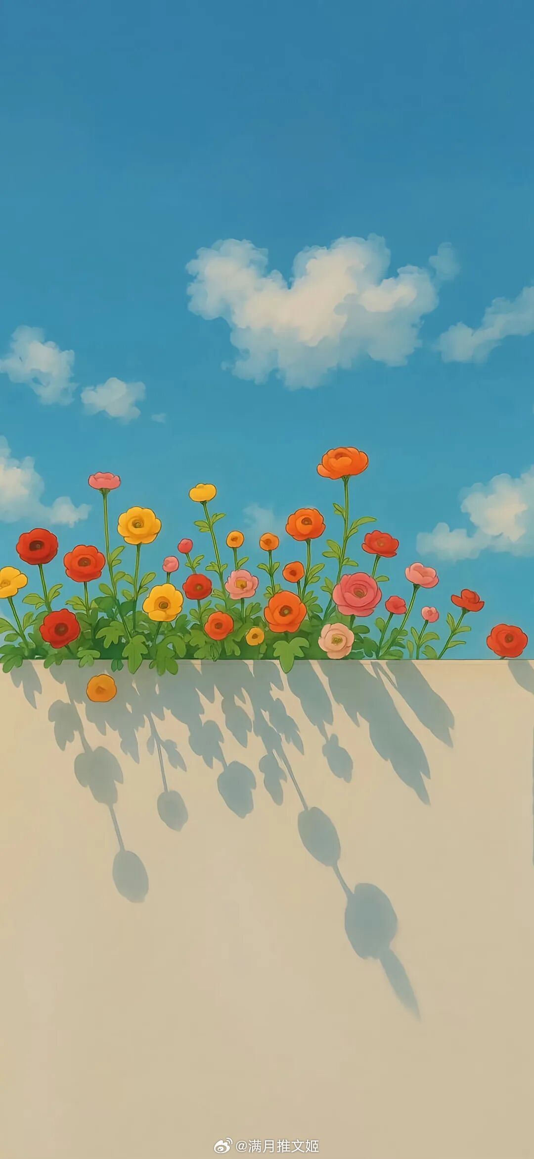 我只知道他有一双我见过的最漂亮的眼睛，他的笑容像阳光融化黄油一样融化了我的心。—