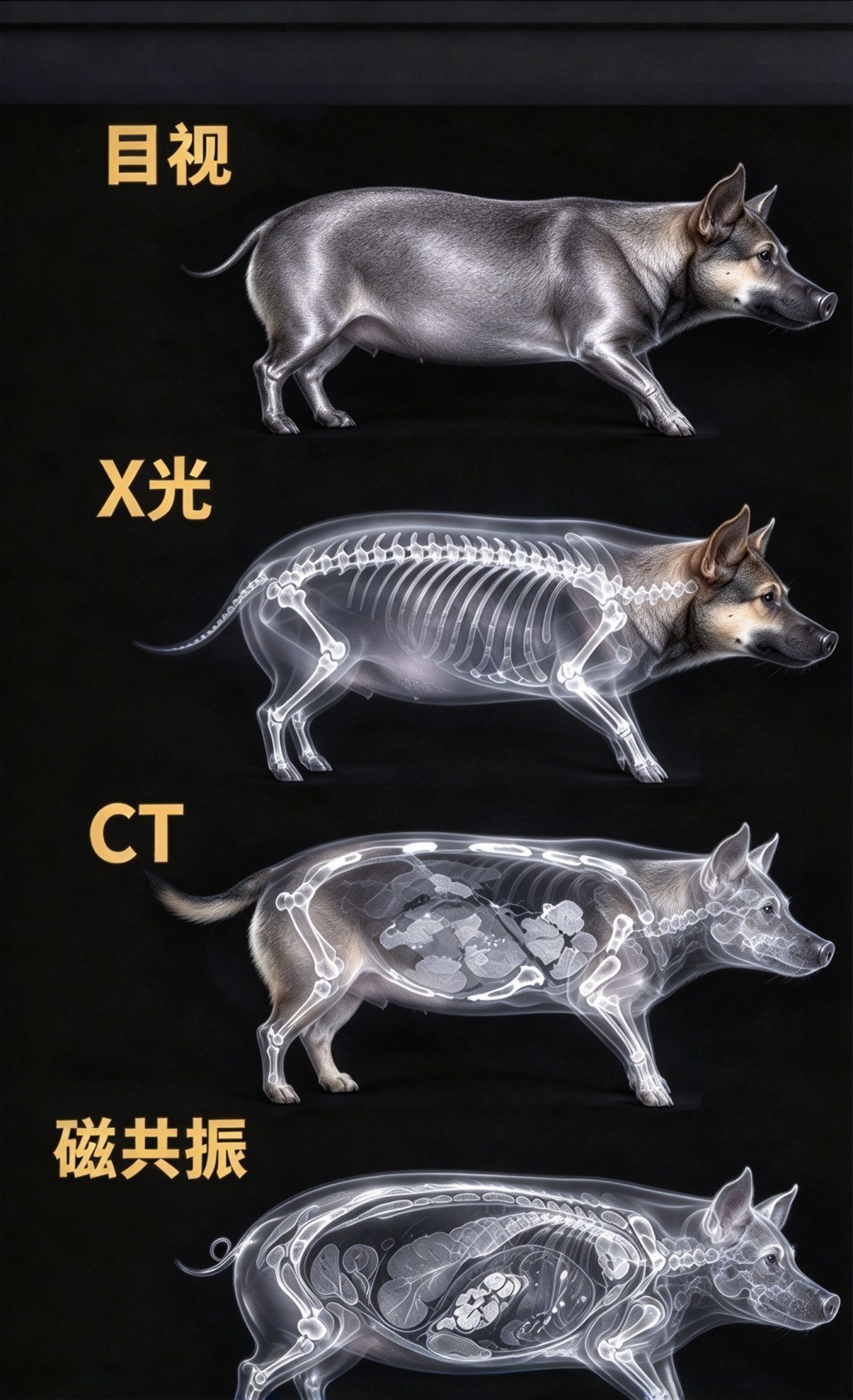 一张图看懂：X光、CT、磁共振区别是什么​​​