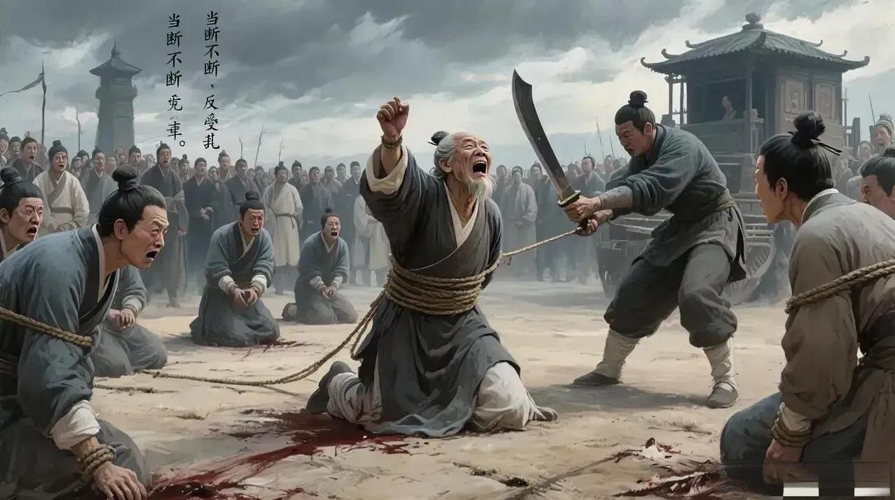 元平元年，刘贺i被废，霍光下令将其从昌邑带来的二百多仆从全部诛杀。刑场上，有人临