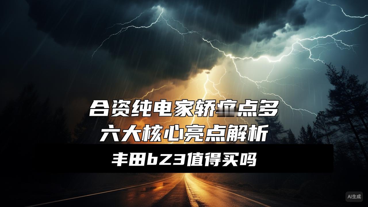 一口气降6万！丰田纯电轿跑不足11万起，配激光雷达，续航超600Km炸裂！丰田