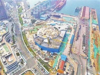老港区华丽转身按下“快进键”灌注桩施工45%、高压旋喷桩突破73%……青岛国际