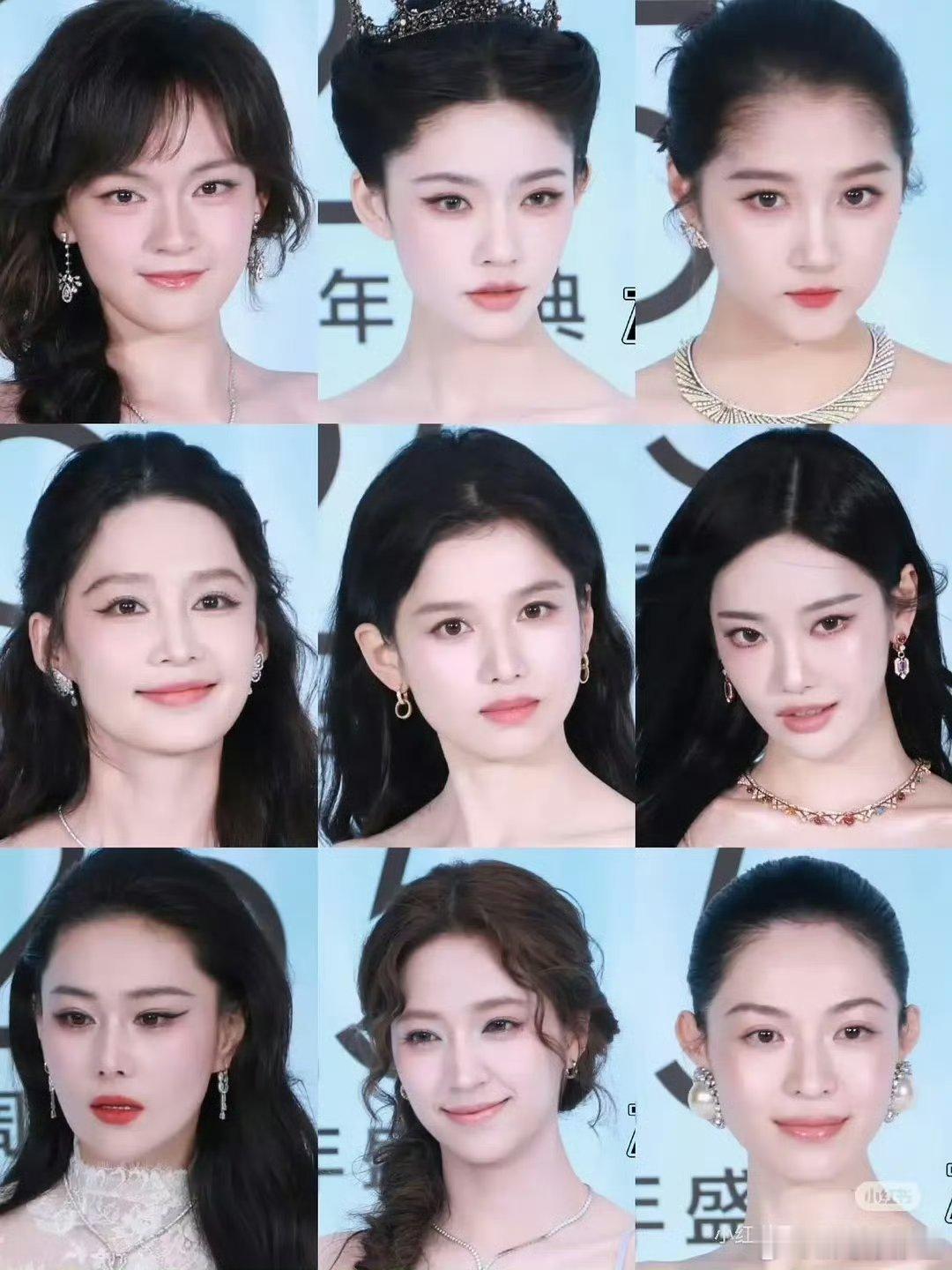 ELLE红毯男女星怼脸大图想漂亮孩子放中间，但发现每个都很漂亮[笑着哭]​​​