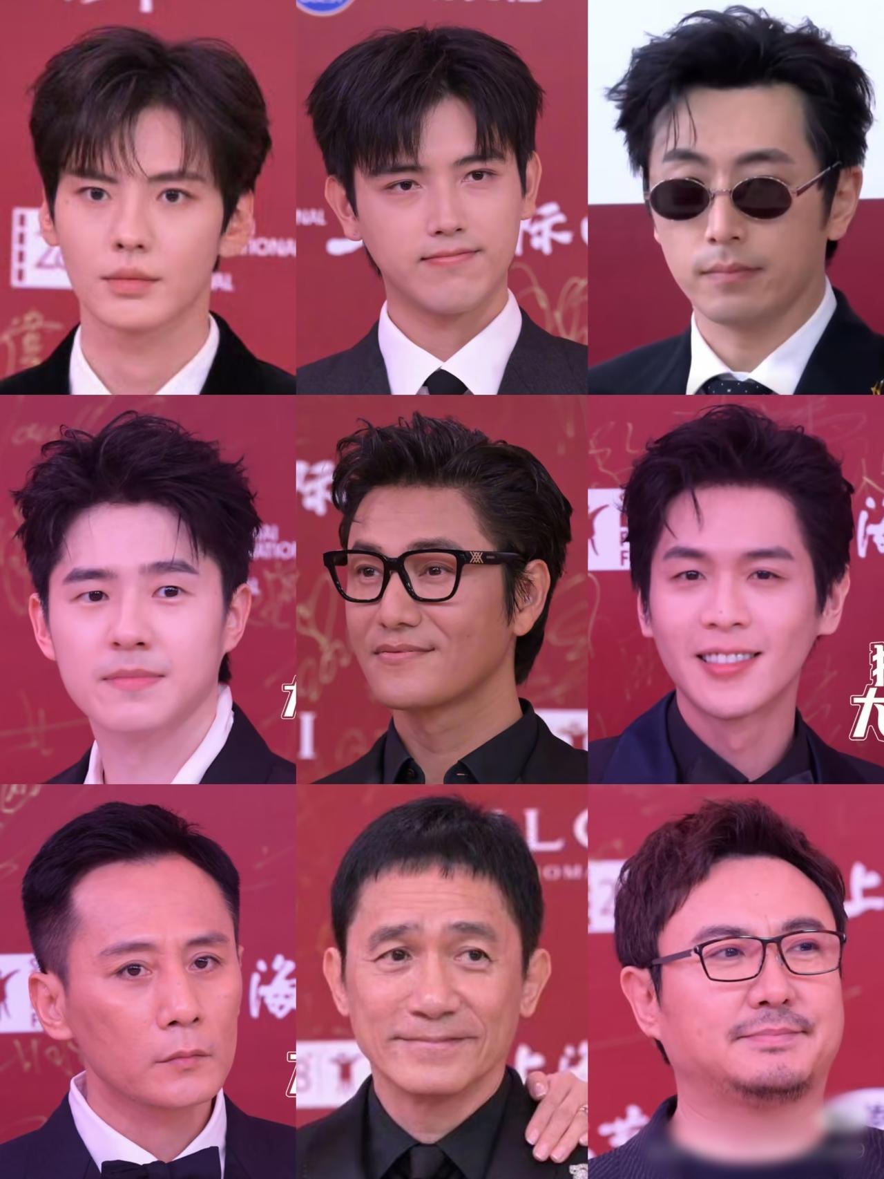 上影节男星怼脸生图对比鲜明:陈坤状态回春气质儒雅，刘烨瘦削显老像奔六，六旬梁朝