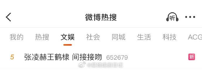 张凌赫王鹤棣间接接吻谁捆绑谁