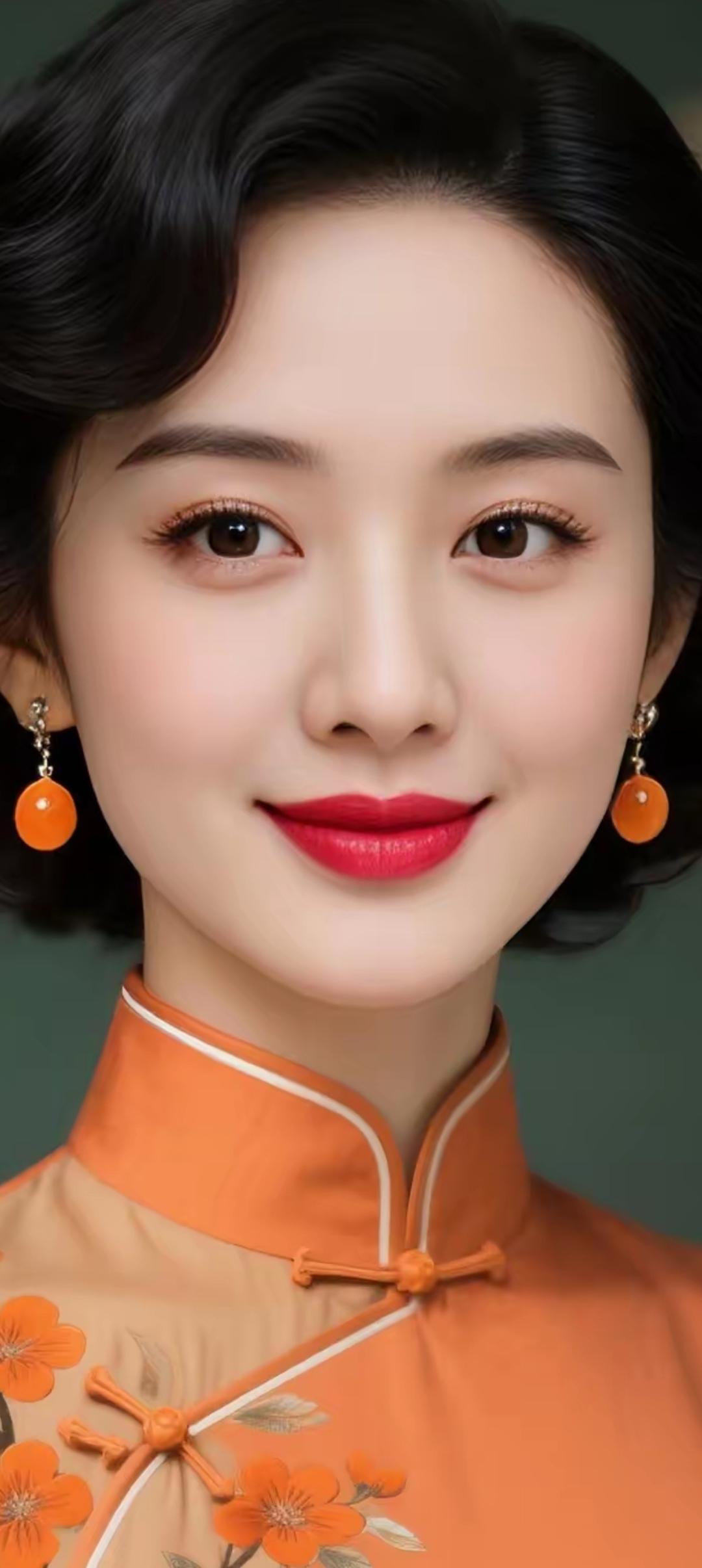 复古旗袍穿搭，优雅气质满分！💄👗💃