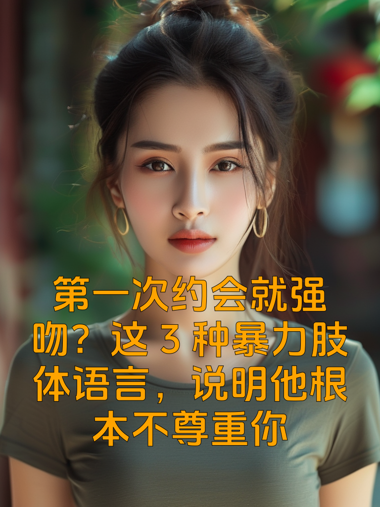 第一次约会就强吻？这3种'暴力肢体语言'，说明他根本不尊重你