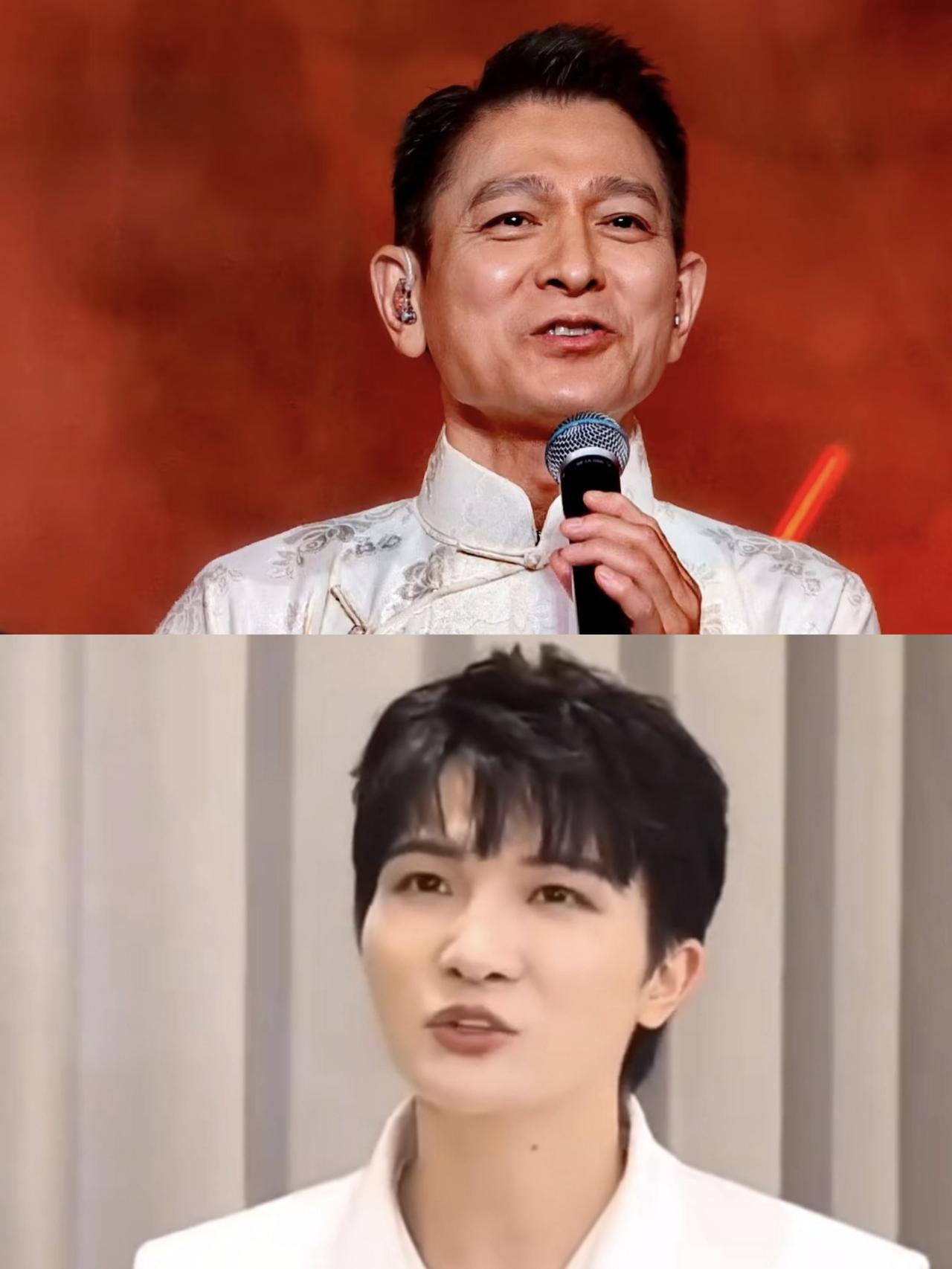 刘德华纳闷了，周深也想不明白了，两代男性，怎么风格差这么多！刘德华那