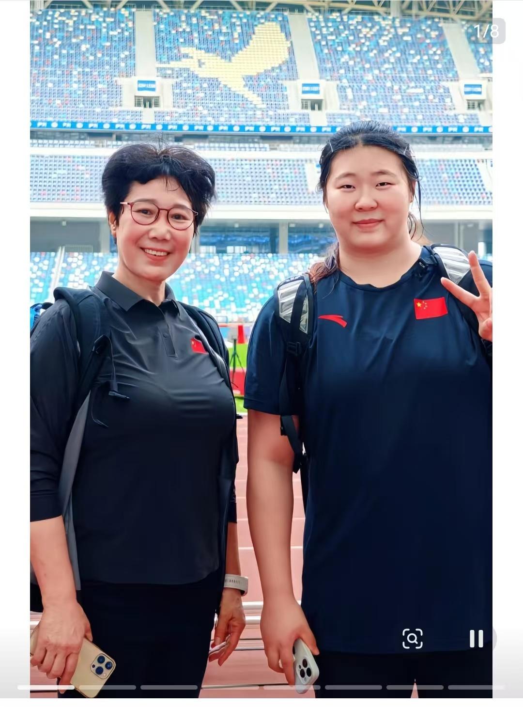 严子怡教练社媒报平安：我们已经抵达下一站布达佩斯，这里早餐吃的还行！拿下钻石联赛