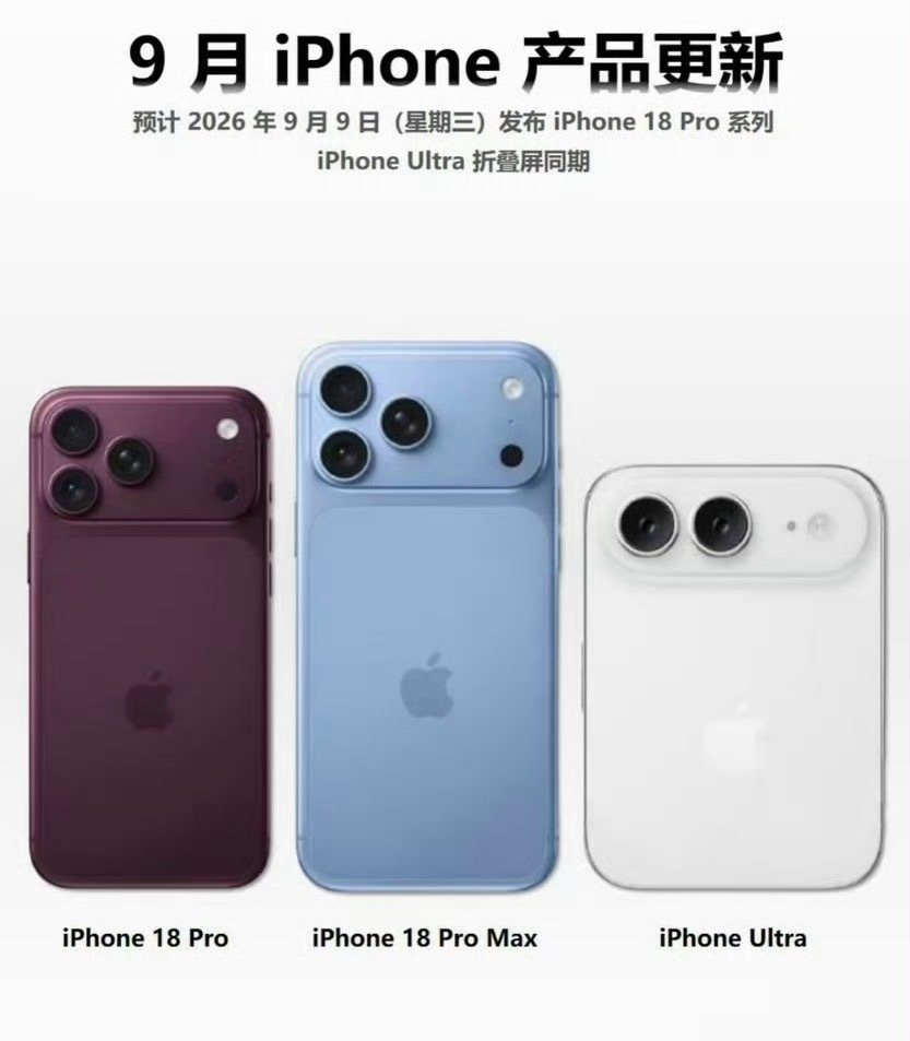 最近每一家媒体都说iPhone18Pro系列会涨价，但是我个人分析苹果很有可能，不会上调18系列的价