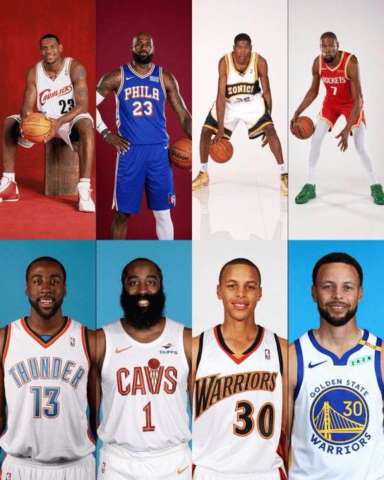 哈登和杜兰特，第一次上这个榜单！美媒HoopsRumors日前公布新赛季10
