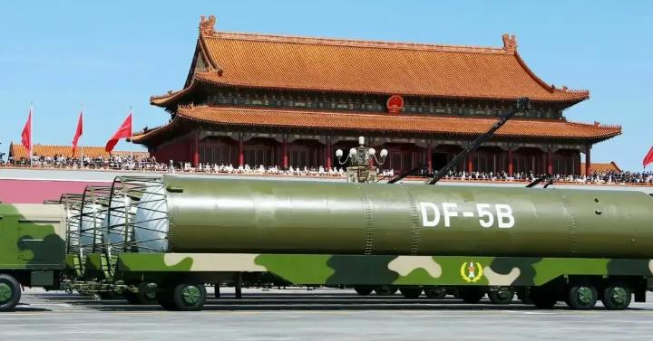 一枚东风5就能把华盛顿从地图上抹掉吗？去年官方公布的东风五具体参数，183吨起飞