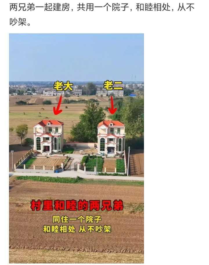 村里最和睦的两兄弟