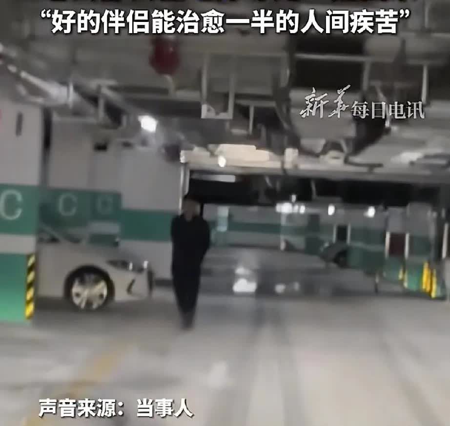 太让人羡慕了，内蒙古一位女子结婚多年，每晚下班都会看到老公在车库里面等她一起回家