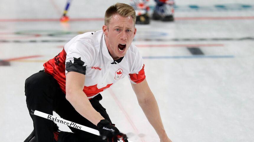 【加拿大三垒：为说脏话遗憾但不会道歉】冬奥会2月14日，冬奥会男子冰壶加拿大